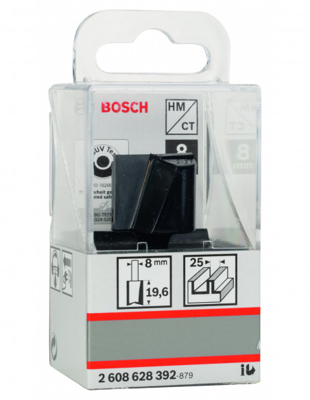 Fresa recta Standard for Wood con dos acanaladuras (Ø 25)