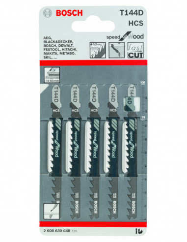 Hoja de sierra de calar T 144 D Speed for Wood