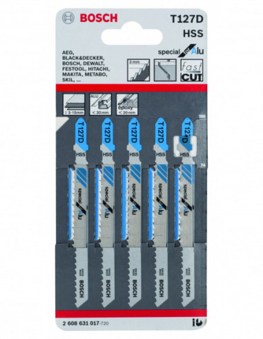 Hoja de sierra de calar T 127 D Special for Alu