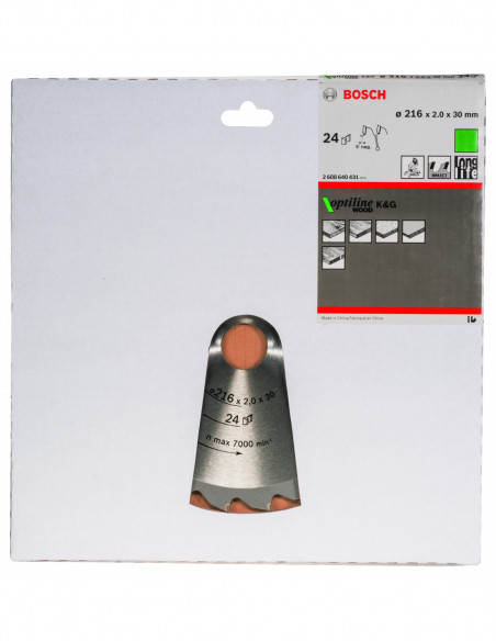 Disco de sierra circular Optiline Wood para sierras ingletadoras