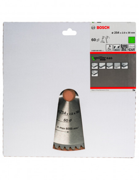 Disco de sierra circular Optiline Wood para sierras ingletadoras