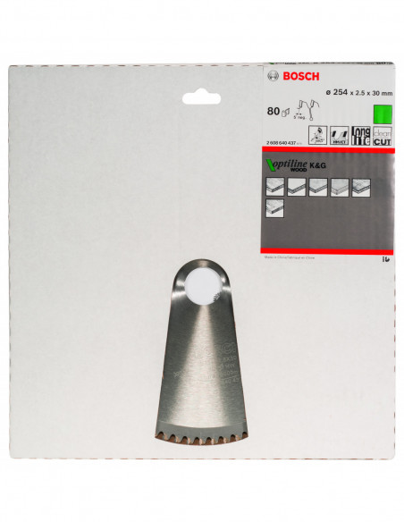 Disco de sierra circular Optiline Wood para sierras ingletadoras