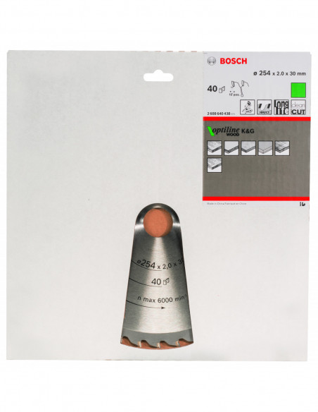 Disco de sierra circular Optiline Wood para sierras ingletadoras