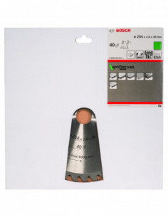 Comprar Disco de sierra circular Optiline Wood para sierras ingletadoras. Ref: 2608640443 2