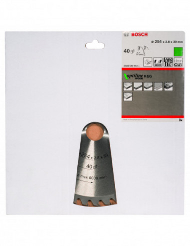 Disco de sierra circular Optiline Wood para...