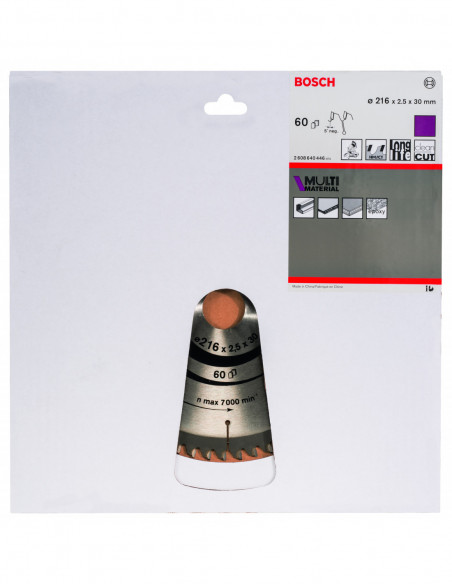 Disco de sierra circular multimaterial para sierras ingletadoras