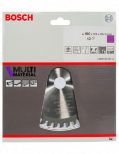 Comprar Disco de sierra circular multimaterial para sierras portátiles. Ref: 2608640501 2