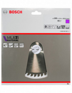 Comprar Disco de sierra circular multimaterial para sierras portátiles. Ref: 2608640507 2