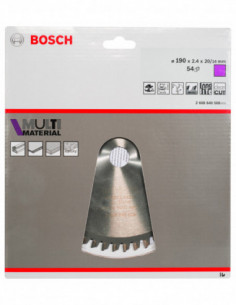 Comprar Disco de sierra circular multimaterial para sierras portátiles. Ref: 2608640508 2