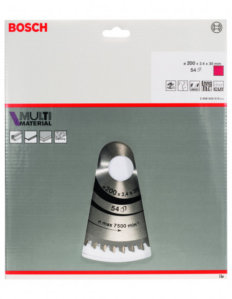 Disco de sierra circular multimaterial para sierras portátiles