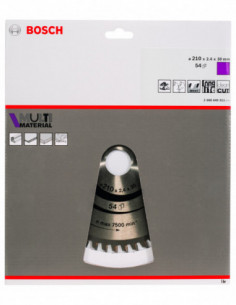 Comprar Disco de sierra circular multimaterial para sierras portátiles. Ref: 2608640511 2