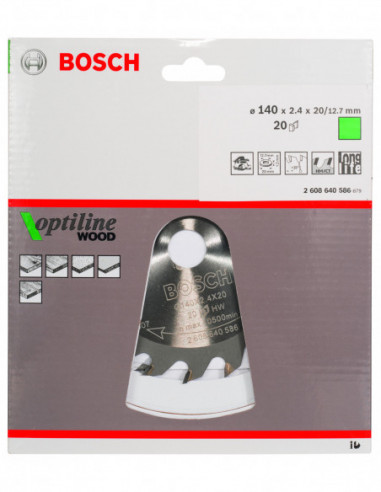 Disco de sierra circular Optiline Wood para...