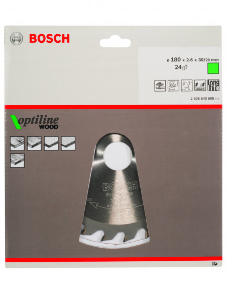 Disco de sierra circular Optiline Wood para sierras portátiles