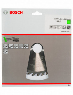 Comprar Disco de sierra circular Optiline Wood para sierras portátiles. Ref: 2608640609 2