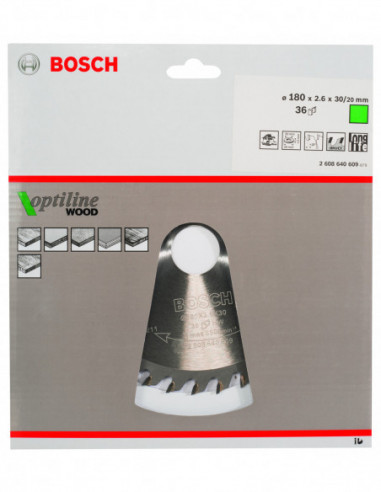 Disco de sierra circular Optiline Wood para...