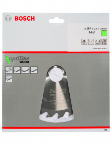 Disco de sierra circular Optiline Wood para...