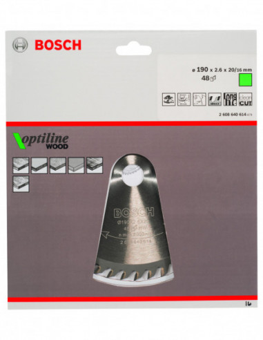 Disco de sierra circular Optiline Wood para...