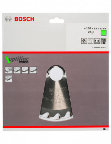 Disco de sierra circular Optiline Wood para...