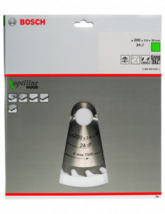 Comprar Disco de sierra circular Optiline Wood para sierras portátiles. Ref: 2608640618 2