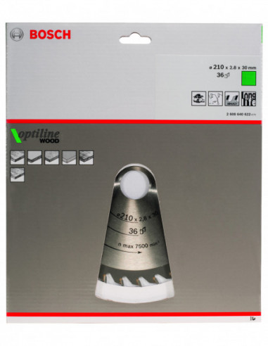 Disco de sierra circular Optiline Wood para...