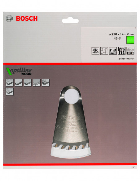 Disco de sierra circular Optiline Wood para sierras portátiles