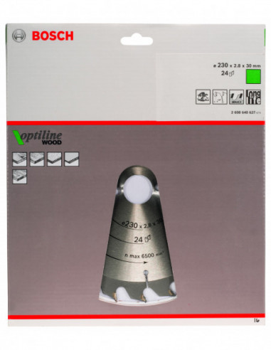 Disco de sierra circular Optiline Wood para...