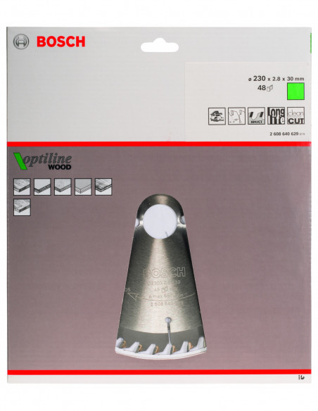 Disco de sierra circular Optiline Wood para sierras portátiles