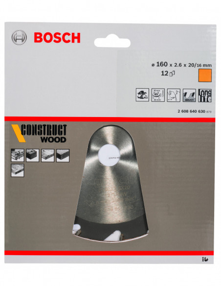 Disco de sierra circular Construct Wood para sierras portátiles