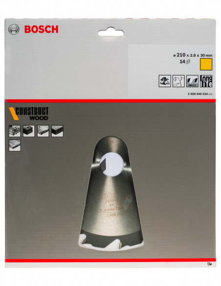 Disco de sierra circular Construct Wood para sierras portátiles