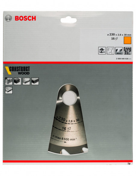 Disco de sierra circular Construct Wood para sierras portátiles