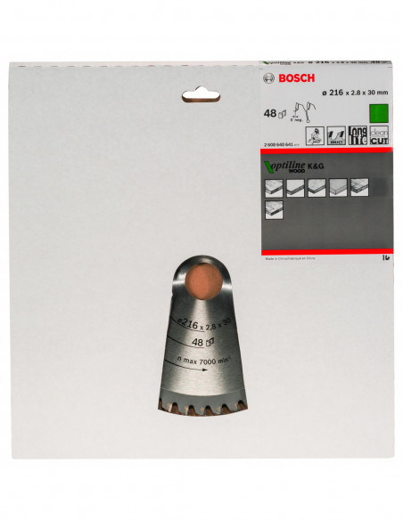 Disco de sierra circular Optiline Wood para sierras ingletadoras