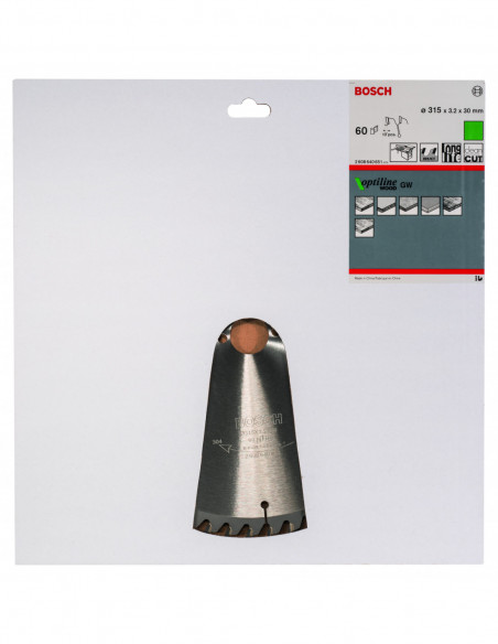 Disco de sierra circular Optiline Wood para sierras de mesa