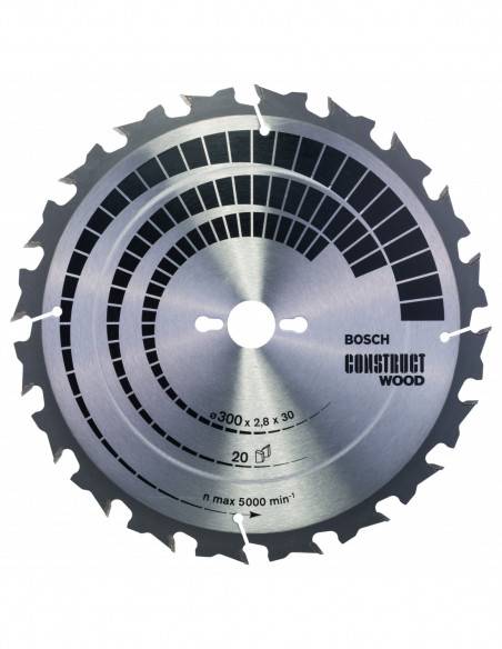 Comprar Disco de sierra circular "Construct Wood" para sierras de mesa. Ref: 2608640700