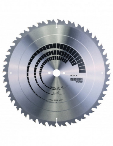 Comprar Disco de sierra circular "Construct Wood" para sierras de mesa. Ref: 2608640704