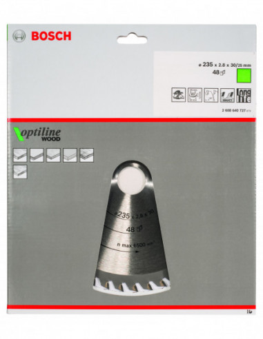 Disco de sierra circular Optiline Wood para...