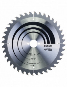 Comprar Disco de sierra circular Optiline Wood para sierras portátiles. Ref: 2608640728