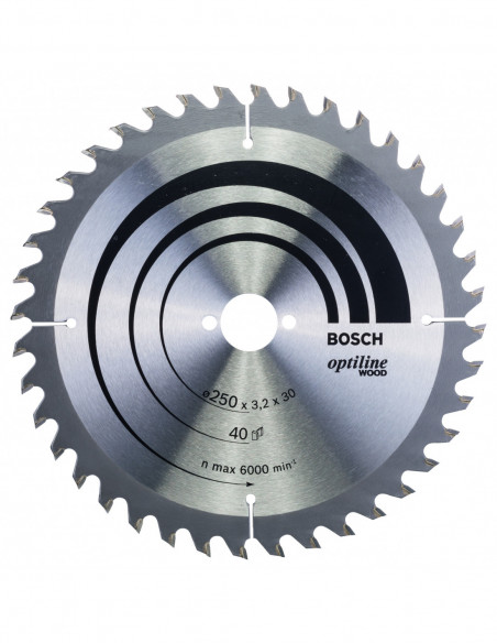 Comprar Disco de sierra circular Optiline Wood para sierras portátiles. Ref: 2608640728