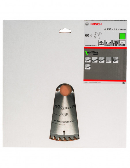 Disco de sierra circular Optiline Wood para sierras portátiles