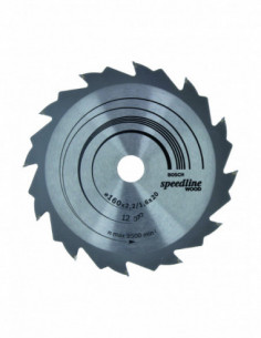 Comprar Disco de sierra circular Speedline Wood para sierras portátiles. Ref: 2608640786