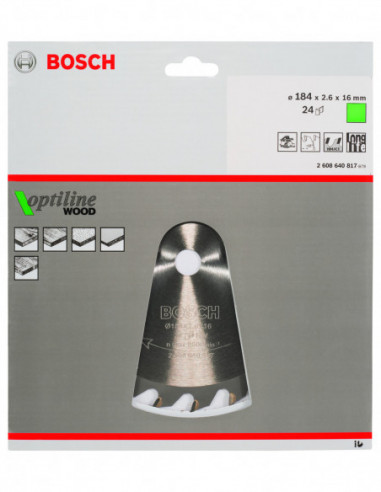 Disco de sierra circular Optiline Wood para...