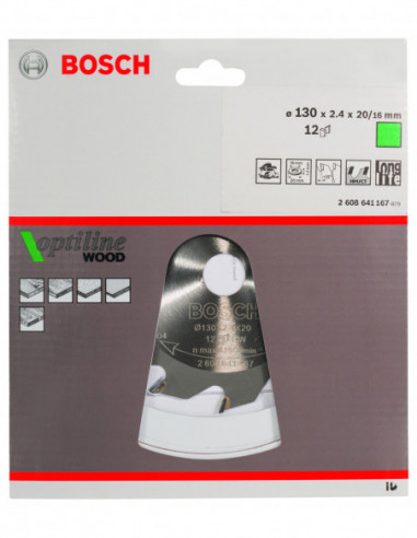 Disco de sierra circular Optiline Wood para...