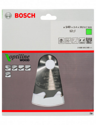 Disco de sierra circular Optiline Wood para...