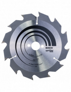 Comprar Disco de sierra circular Optiline Wood para sierras portátiles. Ref: 2608641170