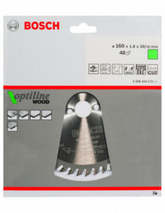 Comprar Disco de sierra circular Optiline Wood para sierras portátiles. Ref: 2608641172 2