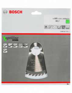 Comprar Disco de sierra circular Optiline Wood para sierras portátiles. Ref: 2608641175 2