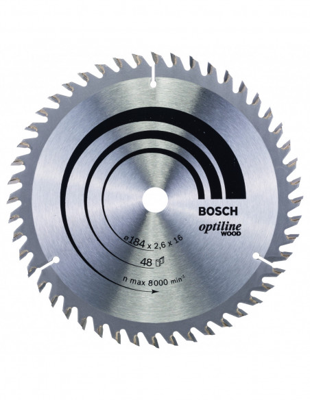 Comprar Disco de sierra circular Optiline Wood para sierras portátiles. Ref: 2608641181 Comprar Disco de sierra circular Optiline Wood para sierras portátiles. Ref: 2608641181