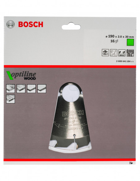 Disco de sierra circular Optiline Wood para sierras portátiles