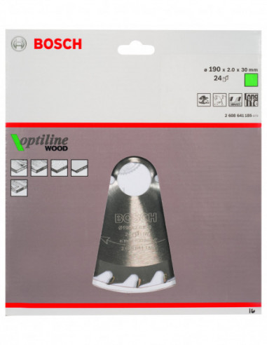 Disco de sierra circular Optiline Wood para...