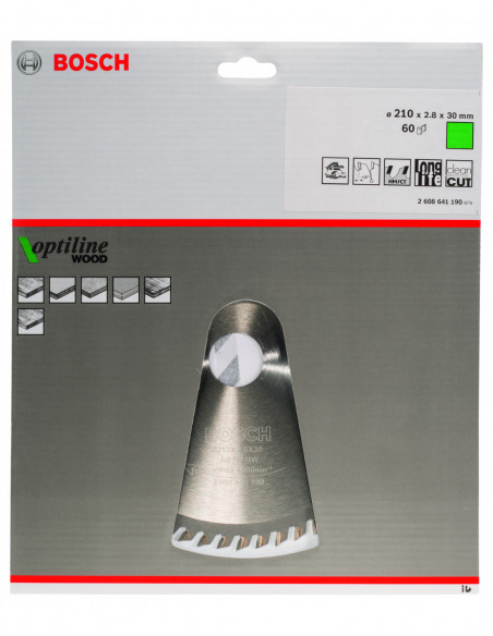 Disco de sierra circular Optiline Wood para sierras portátiles