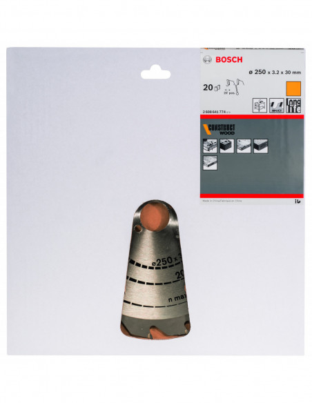 Disco de sierra circular Construct Wood para sierras de mesa